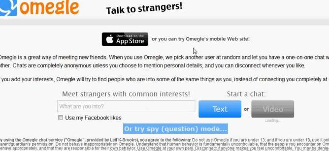 Omegle teen webcam Omegle: Instant